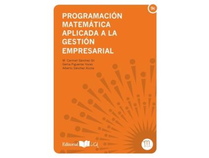 Livro Programacion Matematica Aplicada A La Gestion Empresarial de Gema Pigueiras Voces (Espanhol)