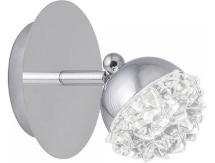 Aplique  ILUMINACIÓN Stella LED (6W - Vidro, Metal - Crómio)