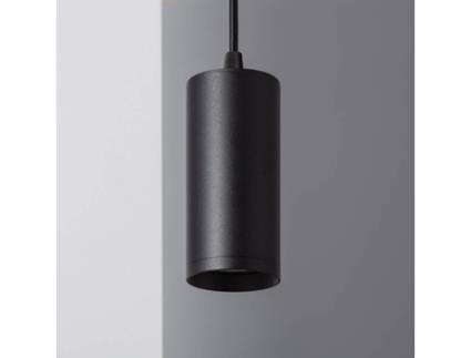 Candeeiro de Suspensão  Cuarzo (Preto - GU10 - 50 W - Alumínio)