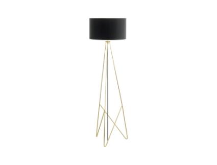 Candeeiro de Pé  Camporale 154x45cm  Dourado e Preto