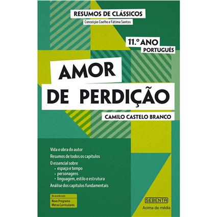 Livro Resumo “Amor de Perdição” de Camilo Castelo Branco – 11º Ano