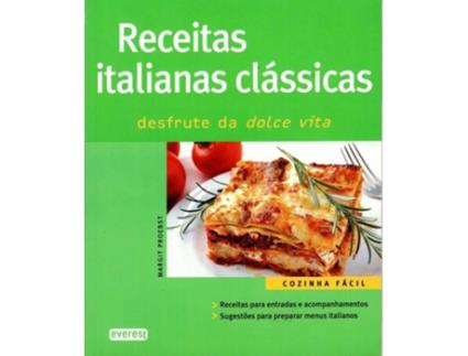 Livro Receitas Italianas Clássicas de Margit Proebst