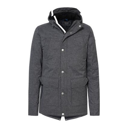Parka comprida e quente, com capuz, JAC1180