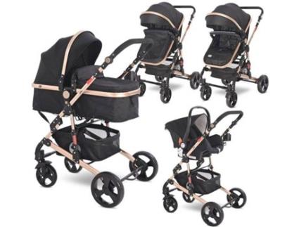 Carrinho de Bebé   Alba Preto