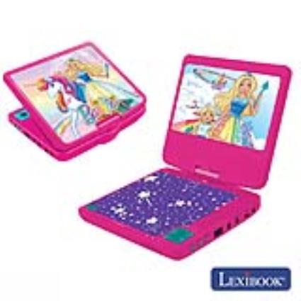 Leitor Dvd Portátil Barbie C/ Porta USB 