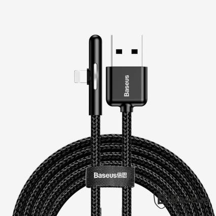Cabo USB-A Macho / Lightning Macho 2m Preto 