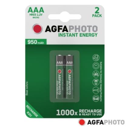 Pilha Recarregável AAA 1.2V 950mAh 2x Blister 