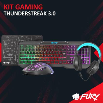 Kit Gaming 4 em 1 THUNDERSTREAK 3.0 