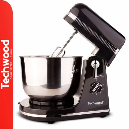 Batedeira Elétrica 300W C/ Taça Inox 3.5L Preto 