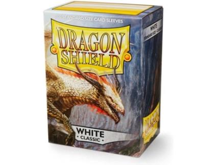 Conjunto de 100 capas para cartas  Dragon Shield Classic White (3 anos)