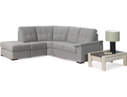 Sofá  Marli Kenya Ash (Cinzento - Tecido - Lugares: 5)