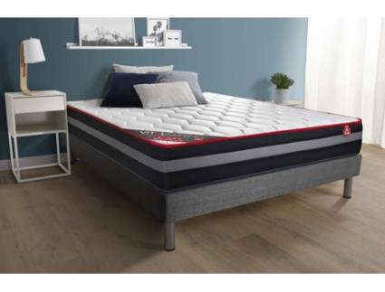 Conjunto de Sommier + Colchão  Vitalspring Zen (180x220 cm - Espuma Viscoelástica e Molas)