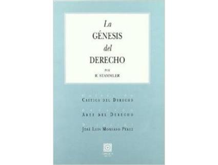 Livro La Génesis Del Derecho de R. Stammler (Espanhol)