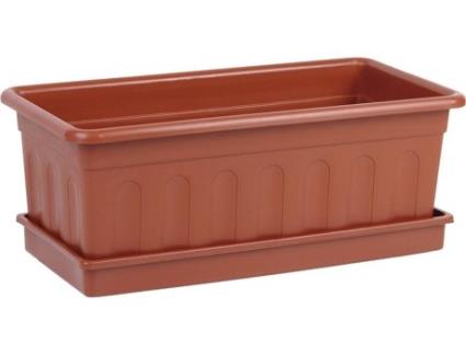 Floreira  Azahar Castanho (60 x 22 cm)