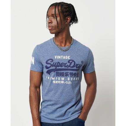 T-shirt de gola redonda, Vintage Logo