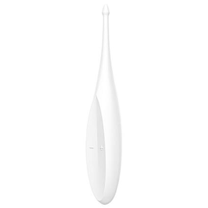 TWIRLING FUN TIP VIBRATOR - BRANCO