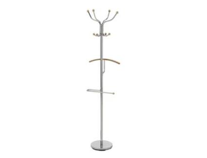 Staande kapstok  Prata Aço Madeira da borracha (45 x 42 x 180 cm)