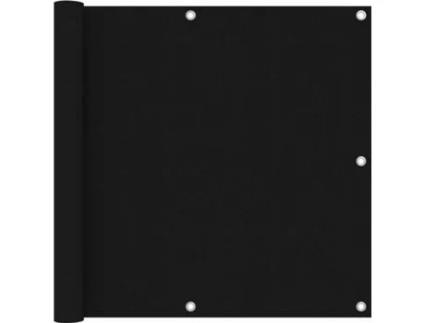 Tela de varanda 90x500 cm tecido Oxford preto