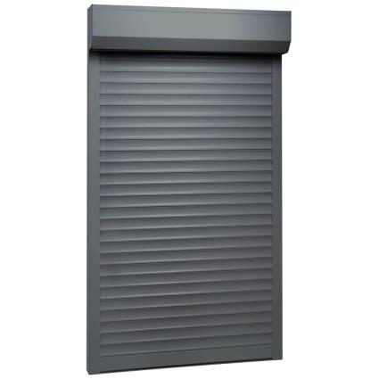 Persiana de enrolar em alumínio 100x210 cm antracite