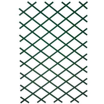 Treliças de jardim 2 pcs 100x200 cm PVC verde