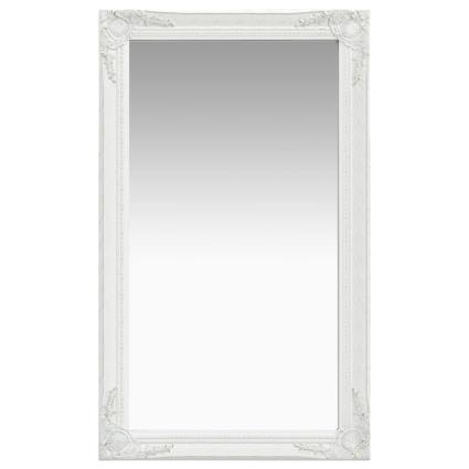 Espelho de parede estilo barroco 60x100 cm branco