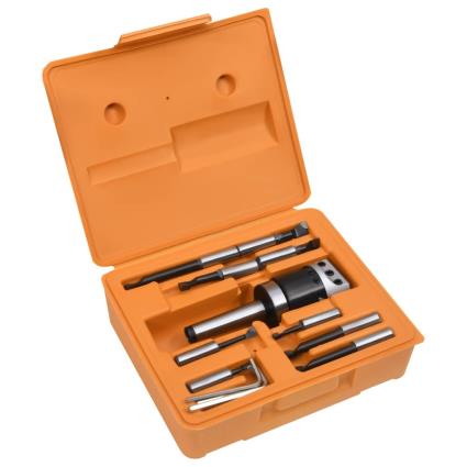 Conj. ferramentas de mandrilar 15 pcs cabeça de 50 mm MT3-F1-12
