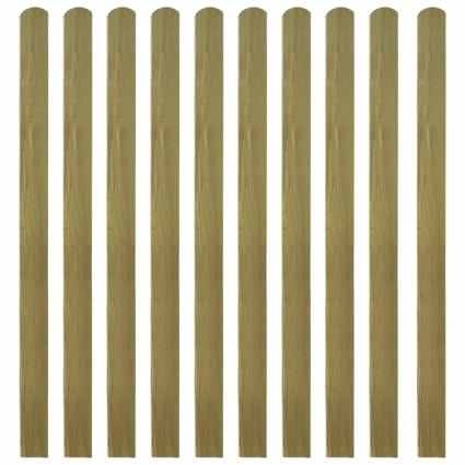 20 pcs ripas para cerca madeira impregnada 140 cm