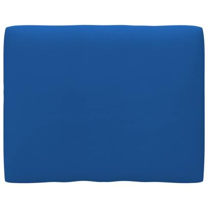 Almofadão para sofá de paletes 50x40x12 cm azul-real