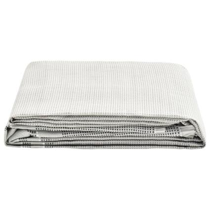 Tapete de campismo para tenda 350x250 cm cinzento