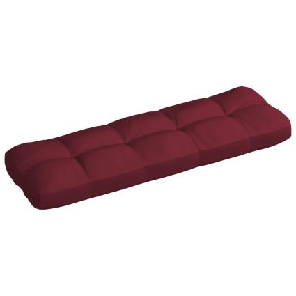 Almofadão para sofá de jardim 120x40x12cm tecido vermelho tinto