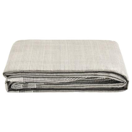 Tapete de campismo para tenda 650x250 cm cinzento-escuro