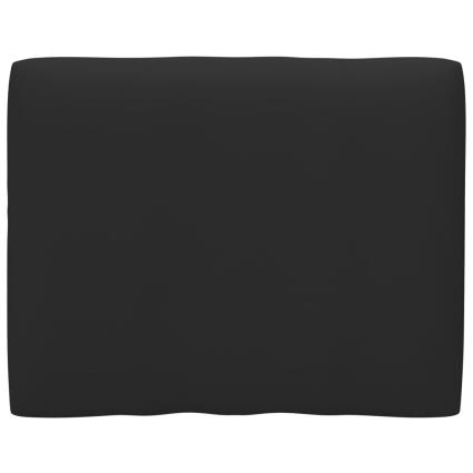 Almofadão para sofá de paletes 50x40x12 cm preto