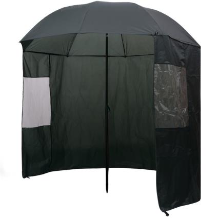 Guarda-chuva pesca, verde, 240x210 cm