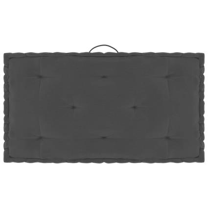 Almofadão para móveis de paletes 73x40x7 cm algodão antracite