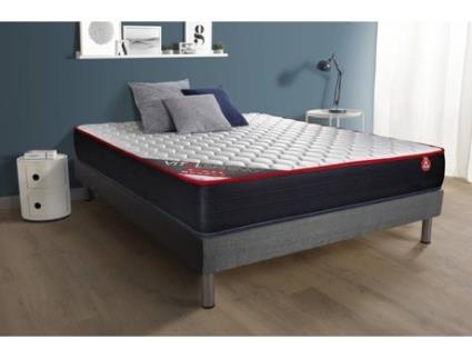 Conjunto de Sommier + Colchão  Vitalspring (180x220 cm - Molas)