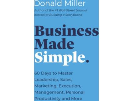 Livro Business Made Simple De Donald Miller (Inglês)