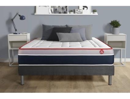 Conjunto de Sommier + Colchão  Vital Soft (160x190 cm - Espuma Viscoelástica)