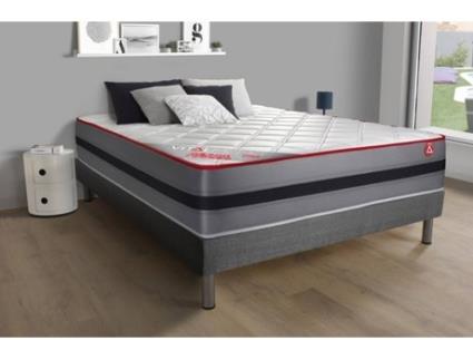 Conjunto de Sommier + Colchão  Vitalmemo Back (140x200 cm - Espuma Viscoelástica)