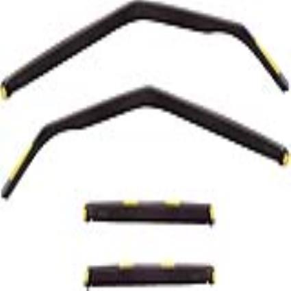 Defletor de vento  28640 5D Frontal Traseiro 4 pcs