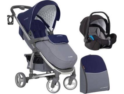 Carrinho de Bebé Individual  Virage + Starter 0+ Isofix Ready Denim