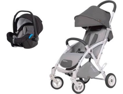 Carrinho de Bebé Individual  Minima Plus + Starter 0+ Isofix Ready Graphite