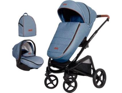 Carrinho de Bebé Individual  Express + Grupo 0+ Isofix Ready Denim