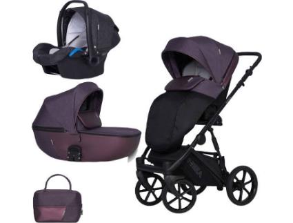 Carrinho de Bebé Individual  Nesa + Kite Isofix Ready Plum