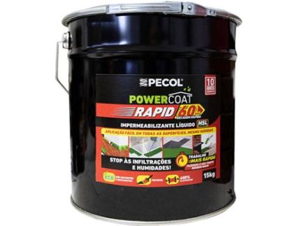 Impermeabilizante PECOL PowerCoat Rapid (15 Kg) (Branco)