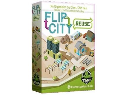 Baralho de Cartas  Flip City Reuse Card Game Expansion (8 anos)