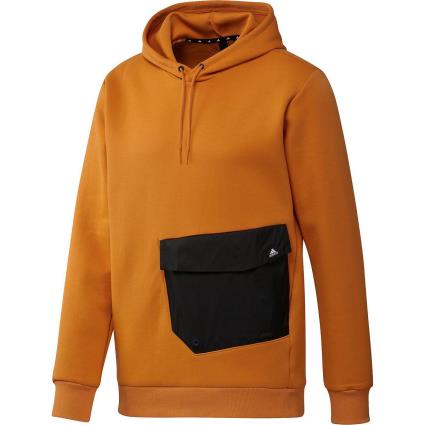 Sweat com capuz e bolso ventral