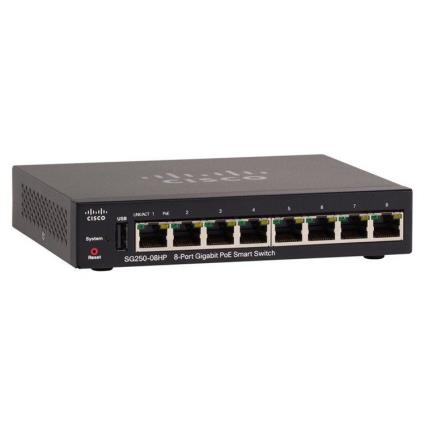 SB SWITCH SG250-08HP 8-PORT GIGABIT POE