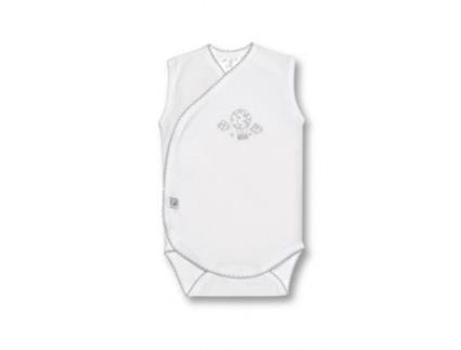 Pack 2 Body Sem Mangas  Tamanho 3 m globo Branco e Cinza