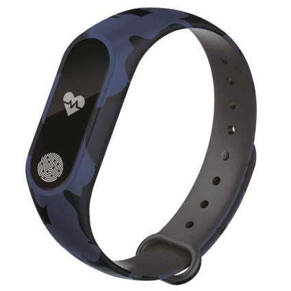 Pulsera Smartband  Camuflaje Negra