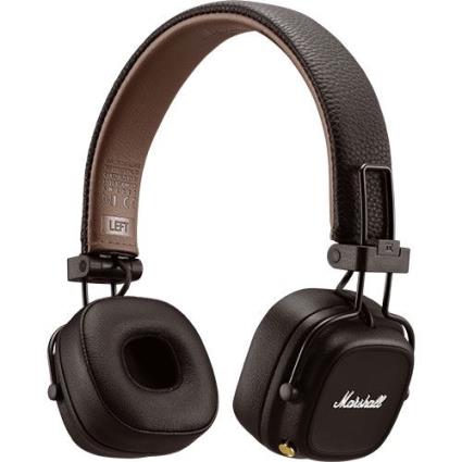 Auscultadores Bluetooth  Major IV - Castanho